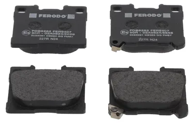 Produktbild von FERODO Bremsbeläge Satz Hinten für TOYOTA YARIS (P21, PA1, PH1) FDB5262