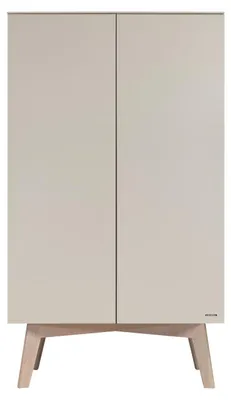 Produktbild von Kidsmill Sixties Kleiderschrank - 2-Türig - Oatmeal / Eiche