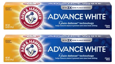 Produktbild von Arm And Hammer - Zahnpasta 2er Pack - Advance White - Aufhellend - Kariesschutz - Backpulver-Formel