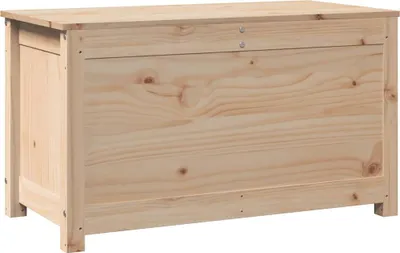 Produktbild von vidaXL Truhe 80x40x45,5 cm Massivholz Kiefer