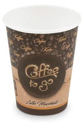 Produktbild von 250x Kaffeebecher L 'Coffee To Go' Latte Macchiato Melange 350ml 420ml