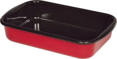 Produktbild von Riess Bratrohrpfanne hoch 32,80/41,60 7,00 l 0402-020 rot