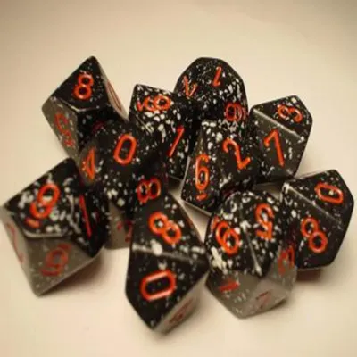 Produktbild von Chessex Speckled Polyhedral Ten d10 Set - Space