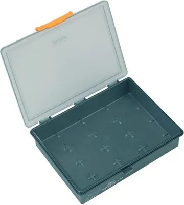 Produktbild von Weidmüller 9202010000, Aufbewahrungsbox, Grau, Gelb, Rechteckig, Polypropylen (PP), Einfarbig, Drinnen