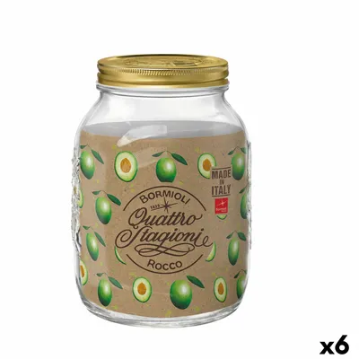 Produktbild von Lebensmittelbehälter Bormioli Rocco Quattro Stagioni Durchsichtig Glas (3 L) (6 Stück)