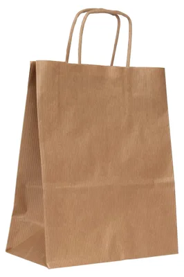 Kraftpapier-Tragetasche 25x11x31 cm, braun, 50 St.
