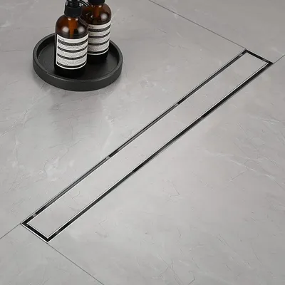 Produktbild von Befliesbare Duschrinne - Extra Flach - 80 cm - Edelstahl