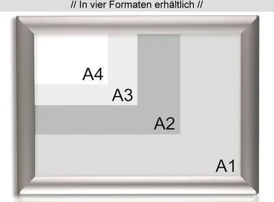 Zdjęcie produktu dla Ramka zatrzaskowa Opti-Clic do formatu A4, szerokość ramki 25 mm