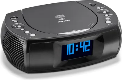 Produktbild von Karcher UR 1309D Radiowecker mit MP3 / CD Player und DAB+ USB-Charger & Batterie Backup Funktion