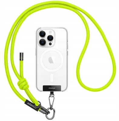 Productafbeelding van Innostyle Telefoonsnoer voor om de nek, crossbody, stevige groene kleur, 8 mm