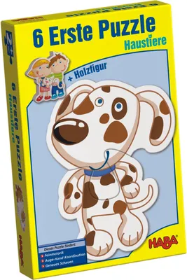 Produktbild von 6 erste Puzzles - Haustiere