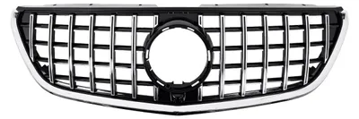 Imagen del producto de Rejilla delantera para Mercedes Vito W447 2020 en adelante, estilo GTR Panamericana, color  con detalles cromados.