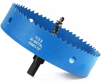 Imagen del producto de Juego de brocas para metales HSS bimetálicas, de 6 piezas, 150 mm, para metal y madera