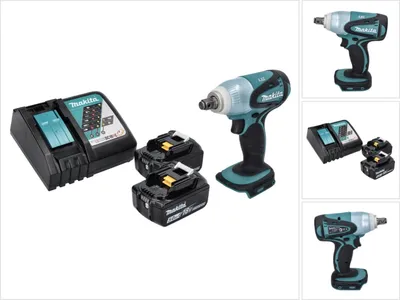 Produktbild von Makita DTW 251 RT Akku Schlagschrauber 18 V 230 Nm 1/2" + 2x Akku 5,0 Ah + Ladegerät