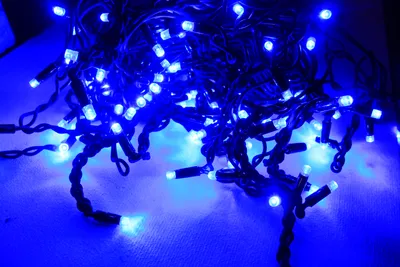 Obrázok produktu pre LED rozprávkové svetlá Sleet Modré vianočné osvetlenie Extra hrubé