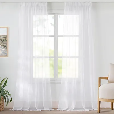 Produktbild von Moderne Vorhänge für das Wohnzimmer, 2 Stück, Schienenvorhänge mit Haken