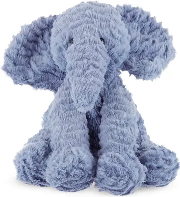Imagen del producto de Elefante de peluche, color gris, 23 cm, juguete suave para niños