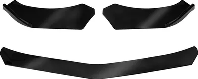Produktbild von Universal Frontspoiler Spoiler Lippe Stoßstange in Glanz Schwarz