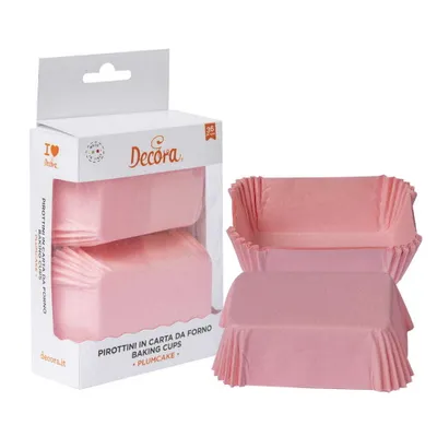 Produktbild von Decora 0339887, Kuchenform, Rechteckig, 220 °C, Pink, Papier, Pink