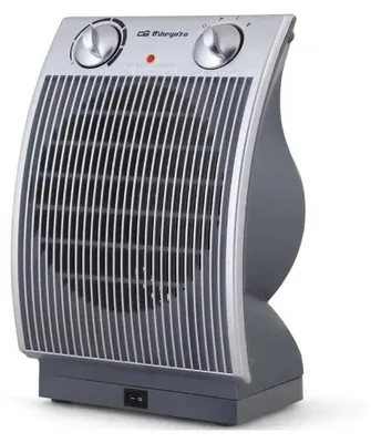 Obrázek produktu pro Orbegozo FH 6035, Elektrický přímotop s ventilátorem, 90°, CE, GS, Green Dot, WEEE, Vnitřní, Podlaha, Tabulka, Stříbrná