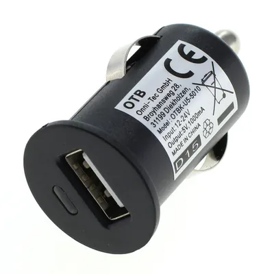 Produktbild von OTB KFZ-Ladeadapter USB - 1A - schwarz - TINY