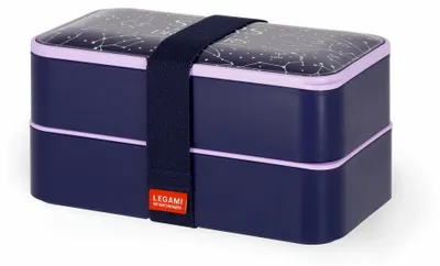 Produktbild von Legami Stars Brotdose 1200ml Blau  Blau One Size