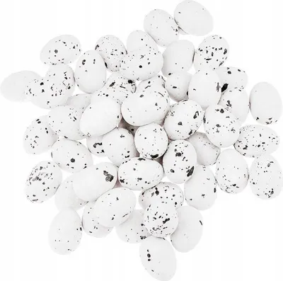 Image de Œufs en polystyrène pour Pâques, décoration de Pâques, œufs de caille, 50 pièces, 1,8 x 2,5 cm