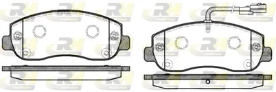 Produktbild von ROADHOUSE Bremsbeläge Satz Vorne Bremsklötze für RENAULT MASTER III Kasten (FV) 21449.01
