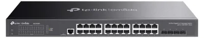 Produktbild von TP-Link Omada SG3428X, Managed, L2+/L3, Gigabit Ethernet (10/100/1000), Rack-Einbau, 1U
