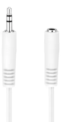 Zdjęcie produktu dla PureLink 3.5mm M/F 2m, 3.5mm, Męska, 3.5mm, Żeńska, 2 m, Biały
