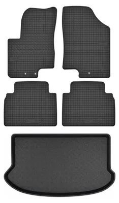 Immagine prodotto di Tappetini gomma SolidTread + bagagliaio per Hyundai ix20 2010-2018 5 pezzi