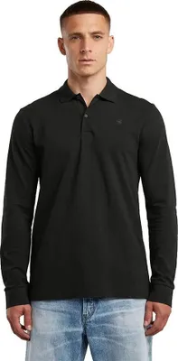Produktbild von G-star Dunda Slim Fit Langarm-polo Schwarz M Herren Schwarz M