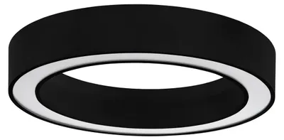 Image de Luminaire LED apparent Ø500mm, 33W 3000K, noir 68059