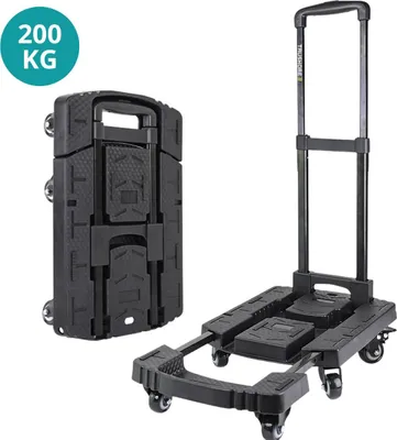 Produktbild von Truskore Sackkarre - faltbar - zusammenklappbar - Transportkarre - Handkarre - Transportwagen - Plattformwagen - max.