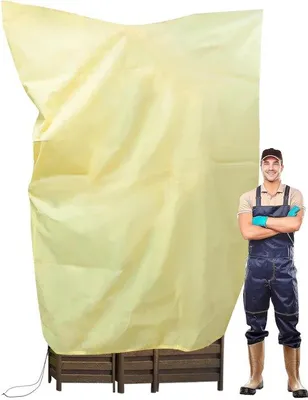 Obrázok produktu pre Zimný ochranný poťah, priedušný, odolný proti oderu, béžový, 200 x 240 cm