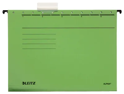 Produktbild von Leitz Alpha Hängeordner Karton A4 Grün