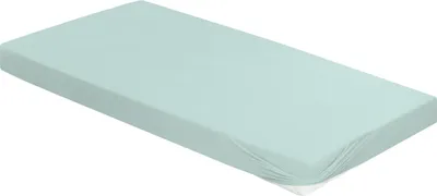 Produktbild von irisette Spannbettlaken MERKUR Biber BL 100x200 cm grün Spannbetttuch