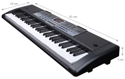 Produktbild von MQ 6136L - keyboard with microphone for learning to play  designed for children