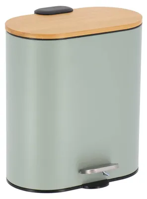 Produktbild von TENDANCE | Mülleimer - Abfallkorb - 5 L - Grün - Abfalleimer - mit Deckel und Fußpedal