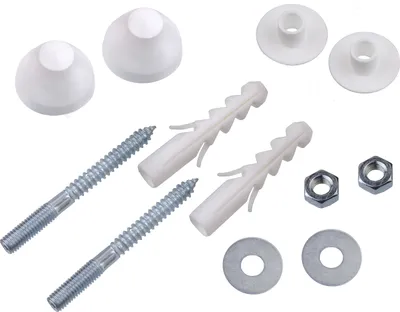 Produktbild von CORNAT Urinal-Befestigung M10 x 100 mm mit Kappe, weiß, T364905