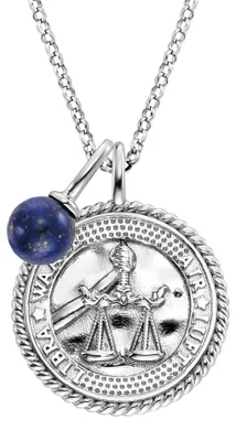 Produktbild von Engelsrufer Damen Halskette aus Sterling Silber und Sternzeichen Waage Anhänger