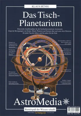 Produktbild von Tisch-Planetarium Bausatz, klassische Armillarsphäre, Meridian einstellbar, 34 cm hoch, Ø 33 cm