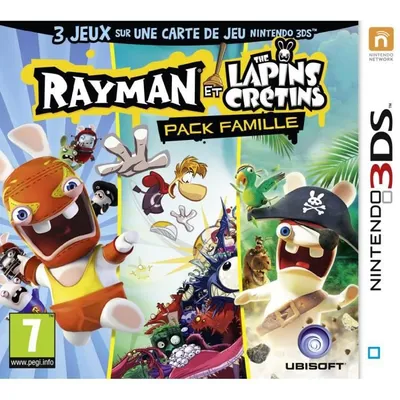 Produktbild von Ubisoft Rayman & Rabbids - Family Pack, Nintendo 3DS