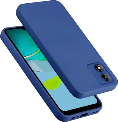Produktbild von Cadorabo Hülle für Motorola Moto E13 Hülle Silikon Handyhülle Case aus flüssigem Silikon, Kratzfeste und stoßfeste Schutzhülle für Motorola Moto E13