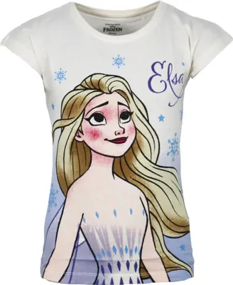 Produktbild von Disney Die Eiskönigin Elsa Kinder Mädchen T-Shirt – Gelb / 128