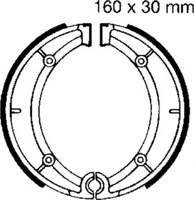Immagine prodotto di Ganasce freno EBC 921 (1 set)