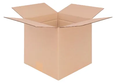 Produktbild von 25 Faltkartons 250 x 250 x 250 mm Versandkartons aus Wellpappe 1 wellige Kartonverpackungen KK 28
