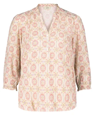 Produktbild von Cartoon Damen Casual-Bluse mit Raffung 34, Cream/Rosé