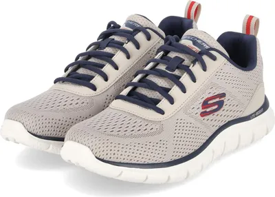 Produktbild von Skechers Herren  Low Sneaker TRACK LESHUR Taupe Synthetik Textil waschbar  Größe: 471/2