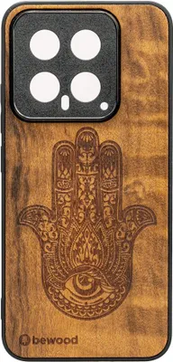 Immagine prodotto di Custodia in legno Bewood per Xiaomi 14 Pro HAMSA IMBUIA